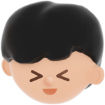 3D Simple Young Boy Head 